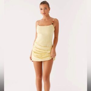 NWT Peppermayo Light Yellow Mini Dress